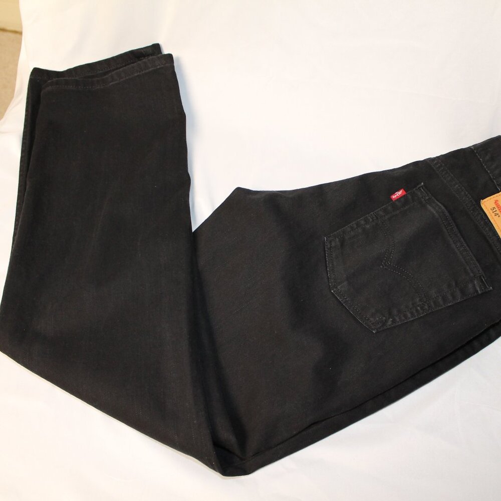 Levis Black 514 34 x 30
